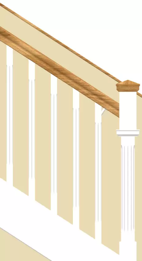 Trappräcke med herrgårdskänsla.