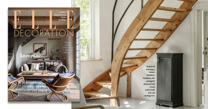 Vitabytrappan - Artikel i Elle Decoration